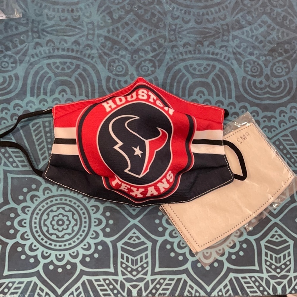 6/$20 New Houston Texans adjustable face mask